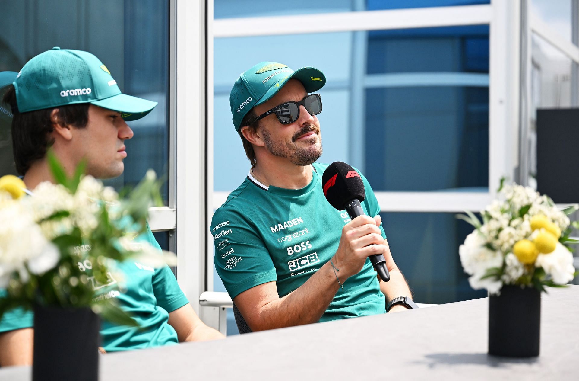 Lance Stroll and Fernando Alonso at the F1 Grand Prix of Canada - Source: Getty